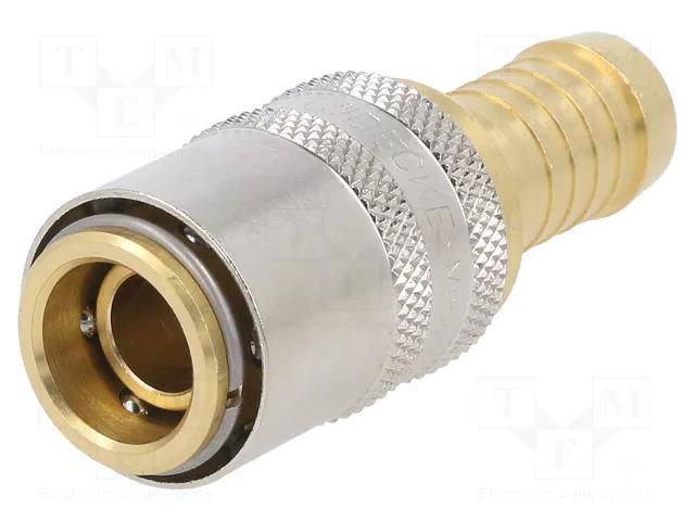 Quick connection coupling; max.15bar; Features: without valve PNEUMAT ESH-13-TL