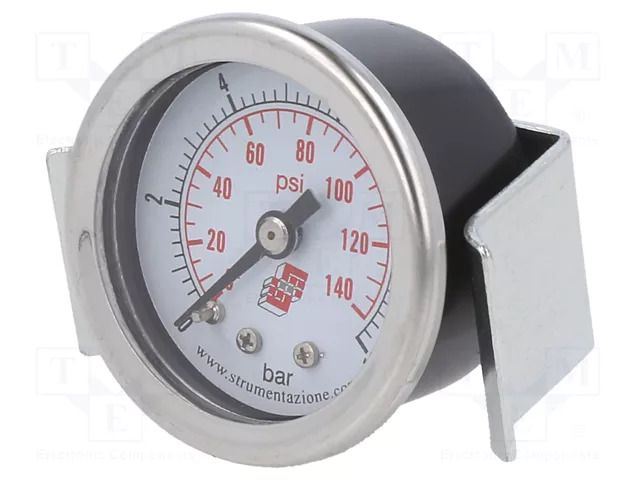 Manometer; 0÷10bar; non-aggressive liquids,inert gases; 40mm PNEUMAT M40A.NC010G18