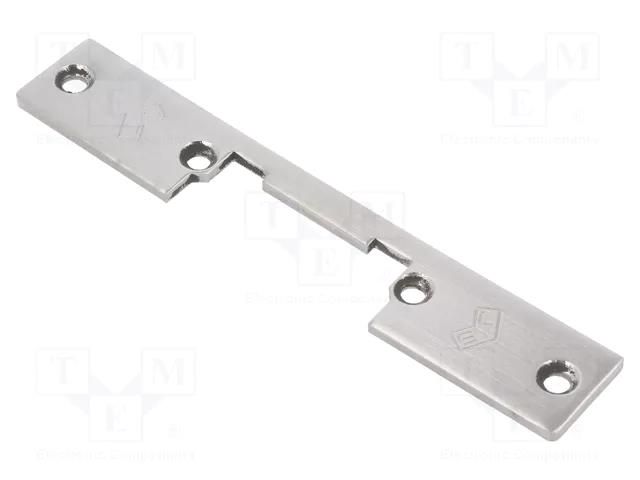 Frontal plate; short,flat; W: 21mm; for electromagnetic lock LOCKPOL LOC-909X