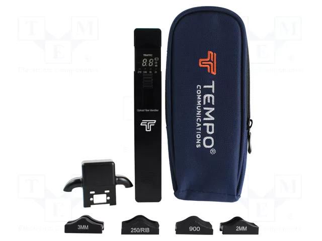 Tester: cable; λd: 800÷1700nm; -10÷60°C; Dim: 196x30.5x27mm TEMPO FI-100-KIT