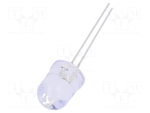 LED; orange; 10mm; 4200mcd; 30°; Front: convex; 3÷13VDC OPTOSUPPLY OSO5PAA131A-VVLED