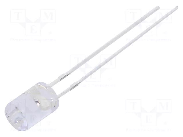 LED; yellow; 5mm; 500÷750mcd; 100°; Front: flat; 12÷15VDC; 225mW OPTOSUPPLY OSY5PA5GA1B-12V