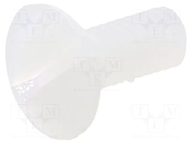 Screw; M4x10; 0.7; Head: oval,countersunk; slotted; 1.3mm; natural DREMEC DR8G203M4X10