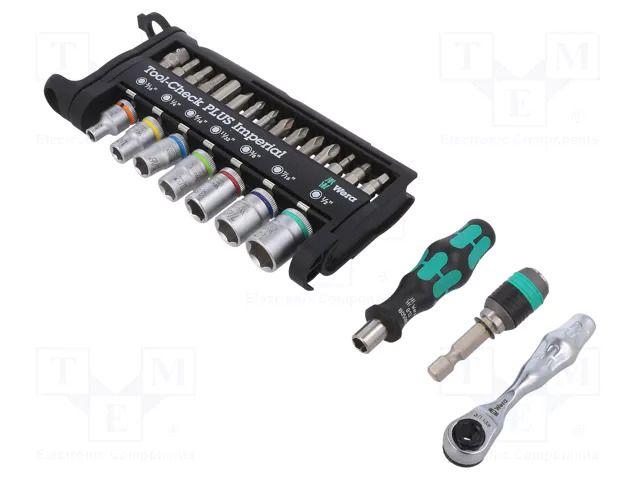 Kit: general purpose; inch; 39pcs. WERA WERA.05056491001