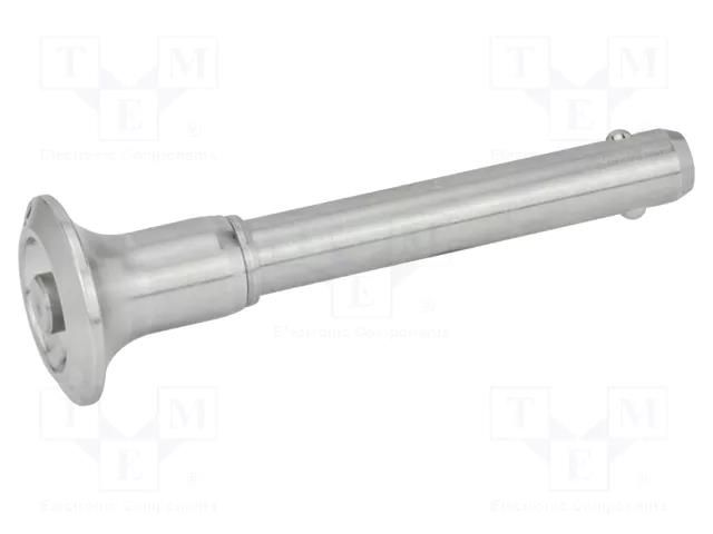 Locking pin; with locking,with knob; stainless steel; Ø: 16mm ELESA+GANTER GN113.9-16-30