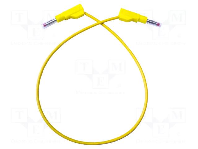 Test lead; 20A; banana plug 4mm,both sides; Urated: 1kV; Len: 1.5m MUELLER ELECTRIC BU-P4911B-60-4