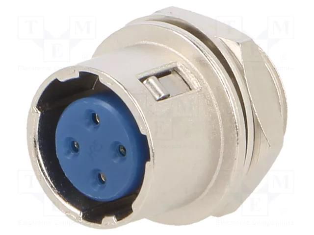 Connector: circular; HR10; push-pull; socket; 2A; gold-plated HIROSE HR10-7R-4S-73