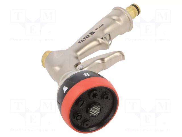 Adjustable sprinkler; brass; pistol; 1/2" YATO YT-8968