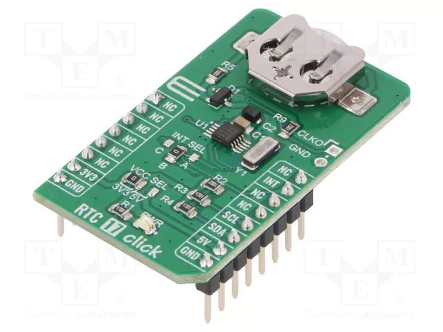 Click board; prototype board; Comp: RV5C387A; RTC; 3.3VDC,5VDC MIKROE MIKROE-5129