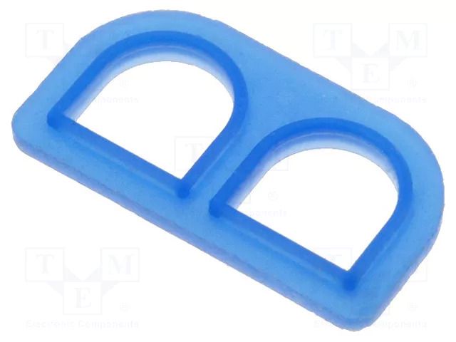 Profile gasket; PIN: 2; 6.35mm; 1x2; Universal MATE-N-LOK TE Connectivity 794269-1