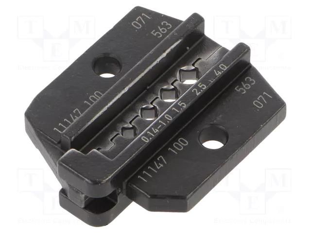 Crimping jaws; EPIC® H-BE 2.5,EPIC® H-D 1.6,EPIC® MC 2.5 mm LAPP 11147100
