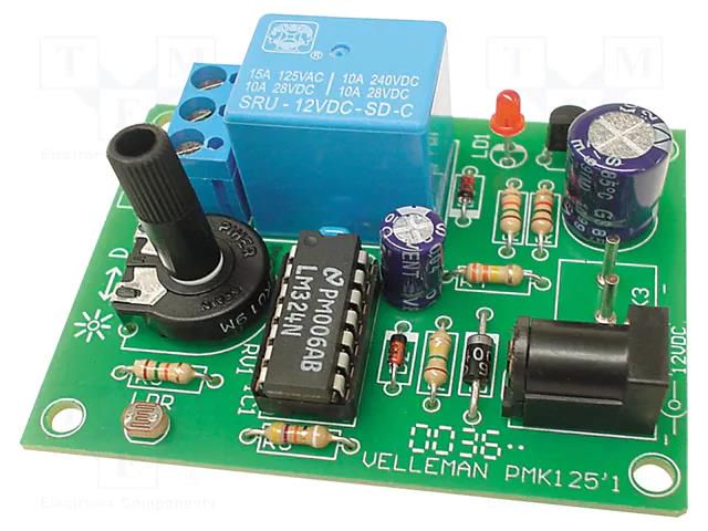 Twilight switch; 12VDC; WHADDA VELLEMAN VEL-WSL125