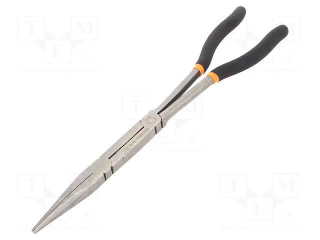 Pliers; straight,half-rounded nose,elongated; 342mm BETA BE1009L/D
