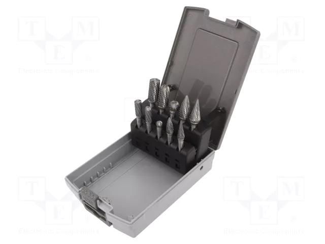 Rotary burr; cemented carbide; Drill Bit: for metal; 6mm; 10pcs. BETA BE426MD/SP10
