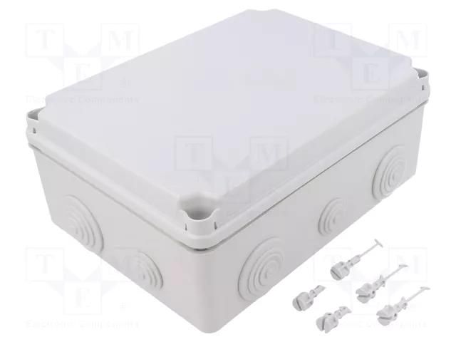 Enclosure: junction box; X: 185mm; Y: 245mm; Z: 95mm; IP66,IP67 PCE EV-231