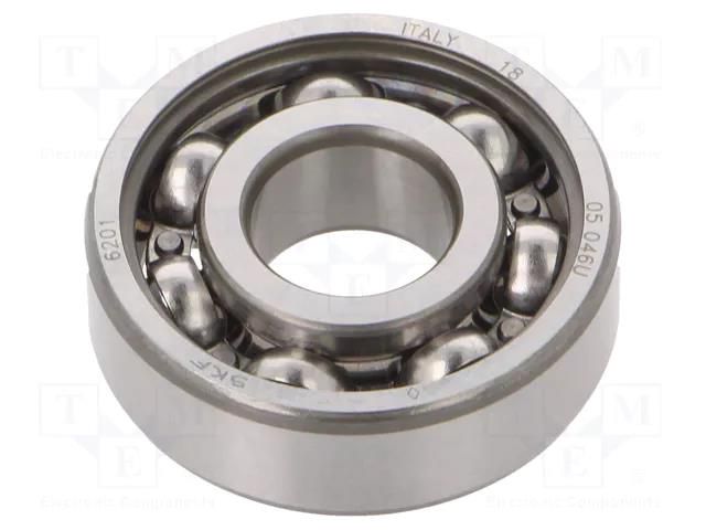 Bearing: single row deep groove ball; Øint: 12mm; Øout: 32mm SKF SKF6201