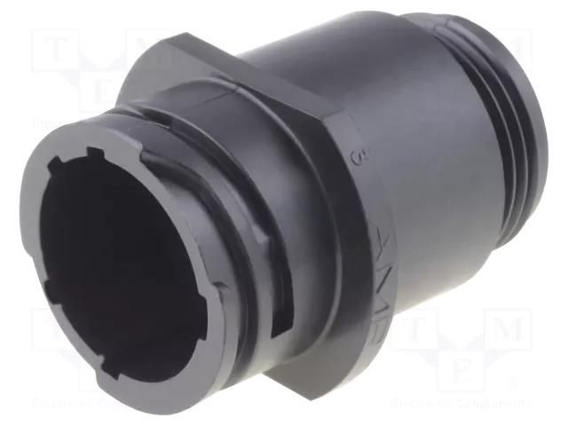 Connector: circular; plug; male; PIN: 9; w/o contacts; CPC Series 1 TE Connectivity 206705-2