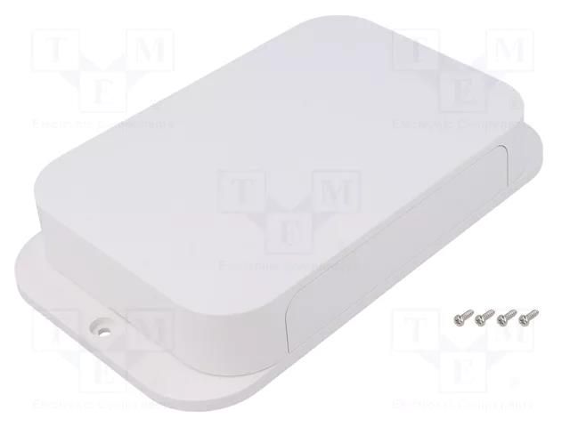 Enclosure: with panel; with fixing lugs; PFF; X: 120.4mm; Z: 35mm TAKACHI TKC-PFF18-4-12W