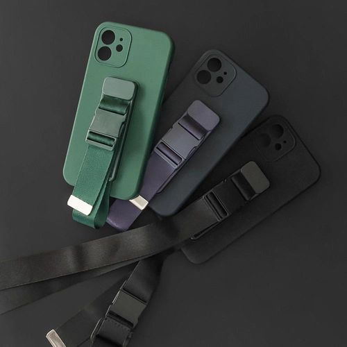 Rope Case Silicone Lanyard Cover Purse Lanyard Strap For Samsung Galaxy A23 Black, Hurtel 5907769340833 5907769340833