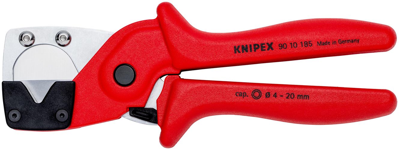 KNIPEX 90 10 185 Pipe cutter for multilayer and pneumatic hoses glass fibre reinforced plastic handles 185 mm 90 10 185 4003773084846