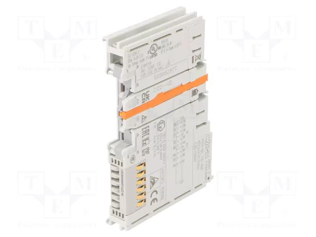 Industrial module: digital input; 0÷55°C; IP20; 750/753; IN: 16 WAGO 750-1405