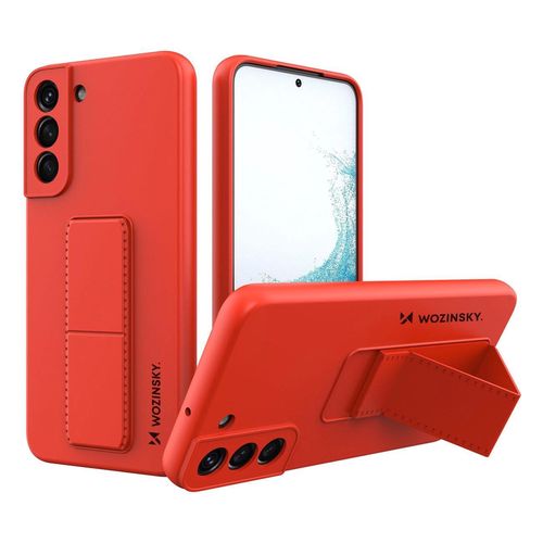 Wozinsky Kickstand Case silicone stand cover for Samsung Galaxy S22 + red, Wozinsky 5907769319938 5907769319938