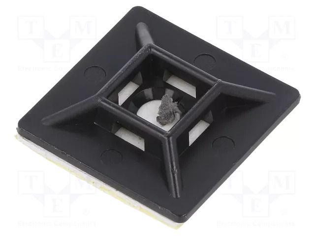 Holder; self-adhesive; polyamide; UL94V-2; black; Tie width: 4.8mm BM GROUP BMN0902