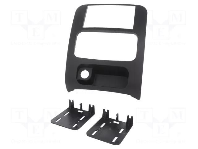 Radio frame; Jeep; 2 DIN; matt black METRA RAM-40.745