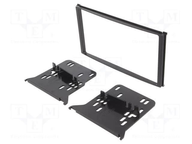 Radio frame; Kia; 2 DIN; black METRA RAM-40.809
