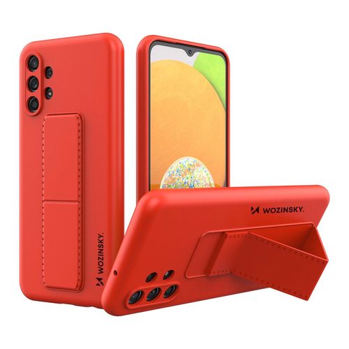 Wozinsky Kickstand Case Silicone Stand Cover for Samsung Galaxy A13 5G Red, Wozinsky 5907769320002 5907769320002