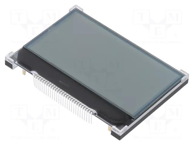 Display: LCD; graphical; 128x64; FSTN Positive; 68.8x49.2x8.5mm DISPLAYTECH 64128L-FC-BW-3