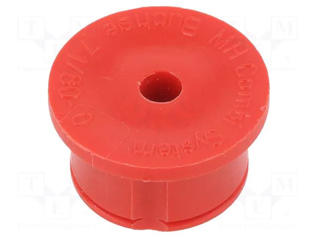 Sleeve for fan's cover; 6mm SYNFLEX CS-71/80-TU