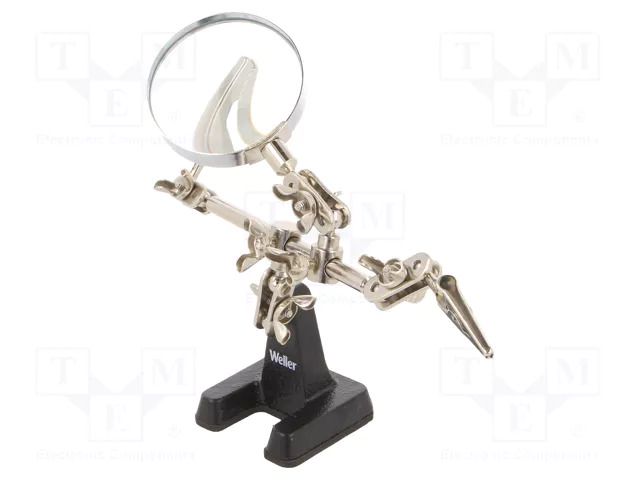 PCB holder with magnifying glass; third hand WELLER WEL.WLACCHHB-02