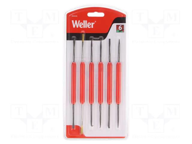 Kit: scrapers; 6pcs. WELLER WEL.WLACCSAK-02