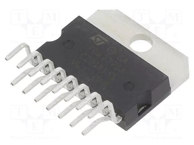 IC: audio amplifier; Pout: 43W; stereo; 8÷18VDC; Ch: 2; Amp.class: AB STMicroelectronics E-TDA7375AV