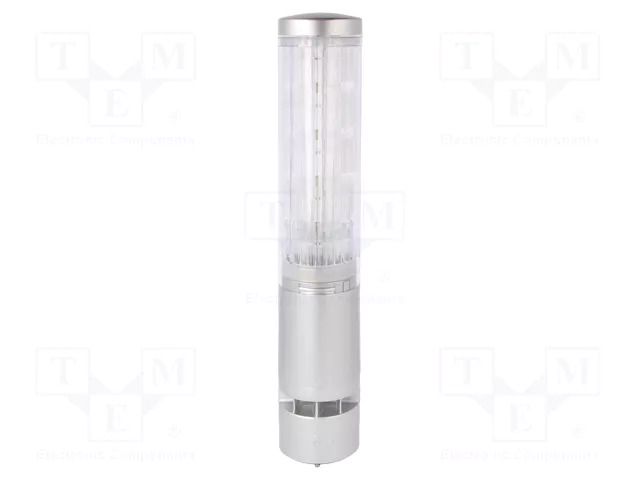 Signalling column; red/amber/green/blue/white; LED; 24VDC; IP65 PATLITE LA6-5DTNUB-RYGBC