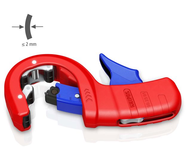 KNIPEX 90 23 01 BK DP50 Pipe cutter for thin-walled plastic drain pipes with plastic coating 202 mm 90 23 01 BK 4003773087809