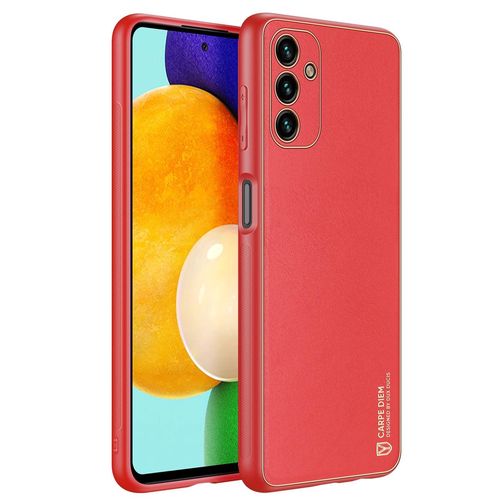 Dux Ducis Yolo elegant cover made of ecological leather for Samsung Galaxy A13 5G red, Dux Ducis 6934913041727 6934913041727