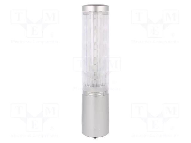 Signalling column; red/amber/green/blue/white; LED; 24VDC; IP65 PATLITE LA6-5DTNUN-RYGBC