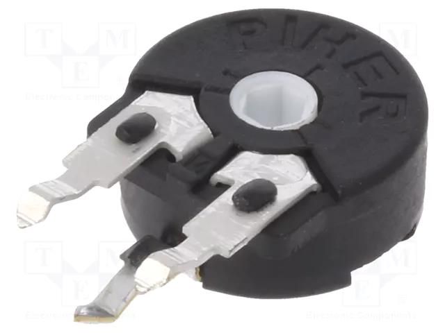 Potentiometer: mounting; vertical; 1kΩ; 150mW; ±20%; linear; carbon PIHER PT10MH02-102A