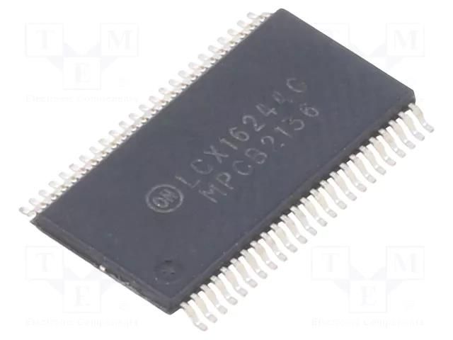 IC: digital; buffer,non-inverting,line driver; Ch: 16; SMD; LCX ONSEMI MC74LCX16244DTG