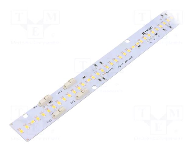 LED strip; white cold; WAGO 2060; 5000K; Standard: Zhaga Book 7 TRON T24280E-850-85-83