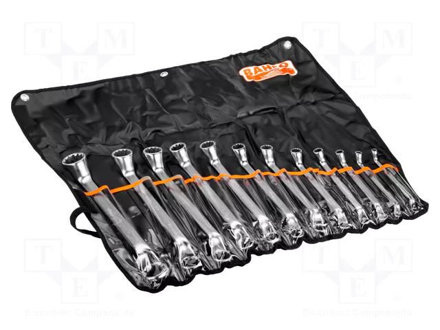 Wrenches set; box; tool steel; 12pcs. BAHCO SA.2M/12T