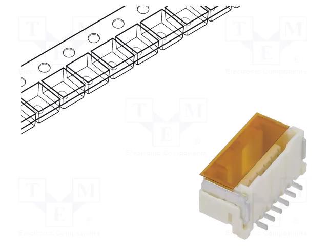 1.50mm Pitch, CLIK-Mate PCB Receptacle, Single Row, Surface MOLEX MX-502584-0660