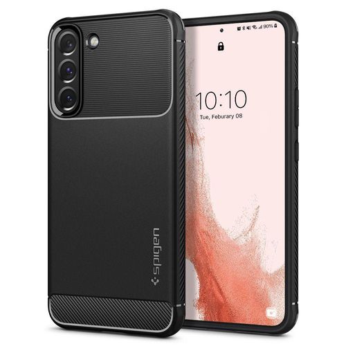 Spigen Rugged Armor Case for Samsung Galaxy S22 - Matte Black, Spigen 8809811856033 8809811856033