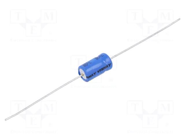 Capacitor: electrolytic; THT; 22uF; 63VDC; Ø6x10mm; ±20%; 2500h VISHAY MAL202138229E3