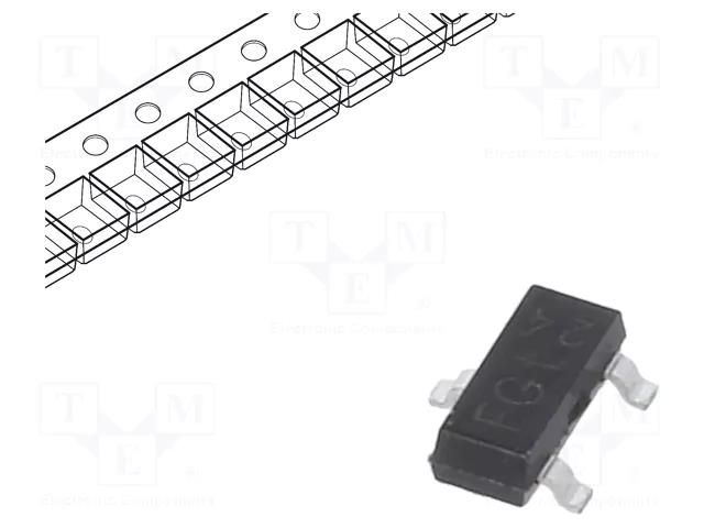 Transistor: NPN; bipolar; Darlington; 60V; 0.5A; 250mW NEXPERIA BCV47.215