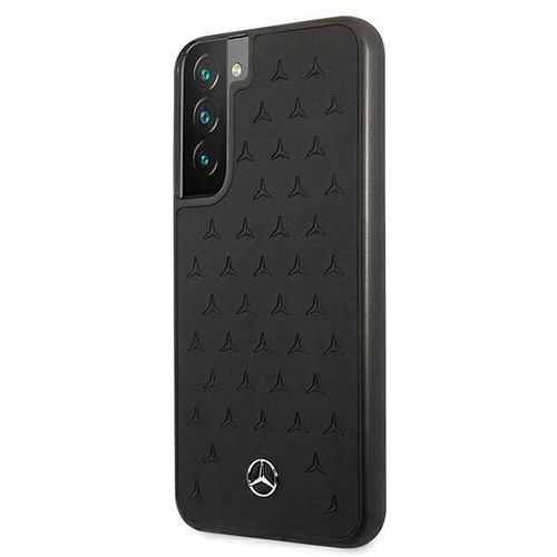 Mercedes MEHCS22MPSQBK S22+ S906 czarny/black hardcase Leather Stars Pattern, Mercedes 3666339044107 3666339044107