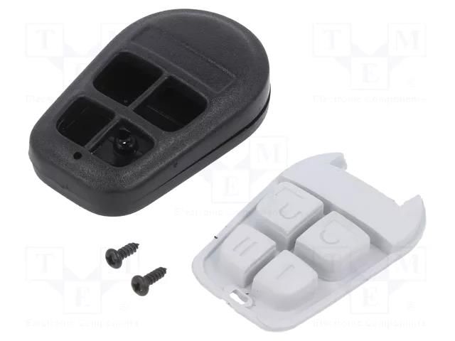 Enclosure: for remote controller; IP20; X: 36mm; Y: 58mm; Z: 13mm MASZCZYK P-31BK/WH