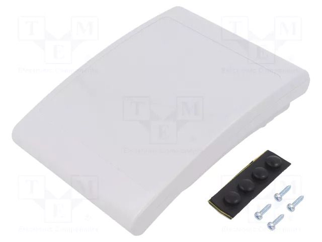 Enclosure: desktop; X: 117.5mm; Y: 155.8mm; Z: 36.5mm; ABS; grey MASZCZYK KM-340G
